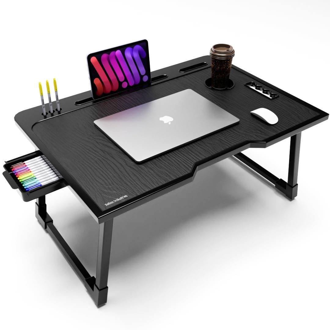 Study Table for Students Bed Table for Study Foldable Table Portable & Lightweight Mini Table Bed Reading Table,Desk