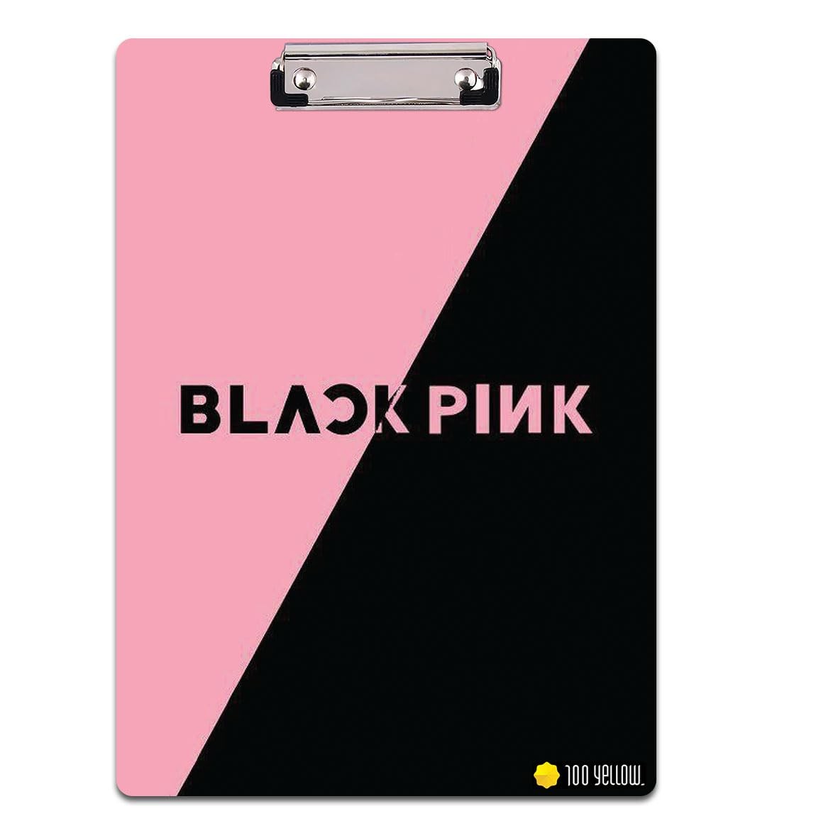100yellow® Black Pink Theme Wooden Exam Writing Pad | Ideal for Stylish Kids' Birthday Return Gifts| Size: 14 x 10 Inches | Wooden